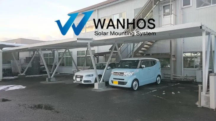 Carport Roof Mounted Solar Panel