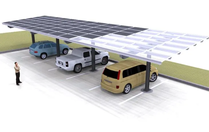 Solar Panel Aluminum Carport Mounting Brackets Solar Panel System