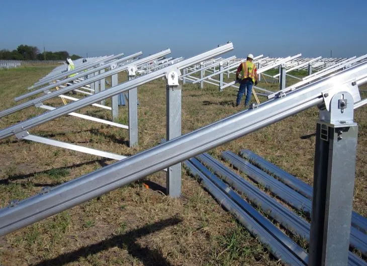 Solar Pile System Aluminum Mounting Rails