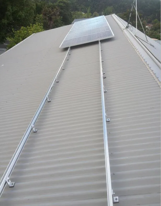 Corrugated Metal Roofing Solar Rack System, Solar Panel Roof Mount