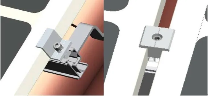 Custom Made Clamps For Solar Panel Mounting