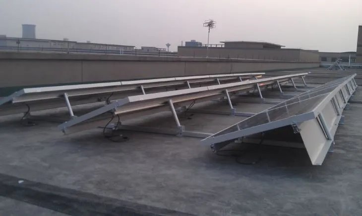 PV Solar Roof Ballasted Structure Support Solar Panel