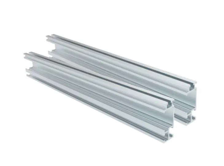 Continous Solar Panel Rail Structure For Roofing Mount