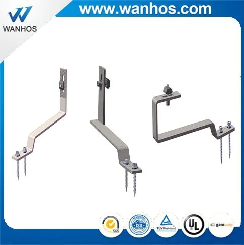 Flat White Tile Roof Hook For Mounting