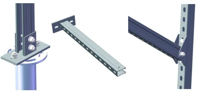 Ground Outdoor Solar Steel Support System