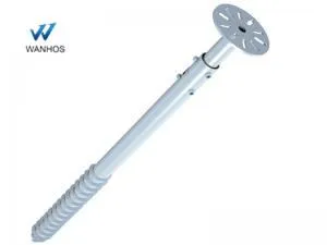 Hot Dip Galvanized Anchor Ground Screw For Single Pole