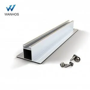 Partial Solar Panel Rail Structure For Shed Type Roof