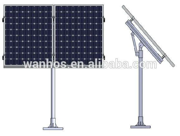 Pole Mounted Solar Panels Ground Install