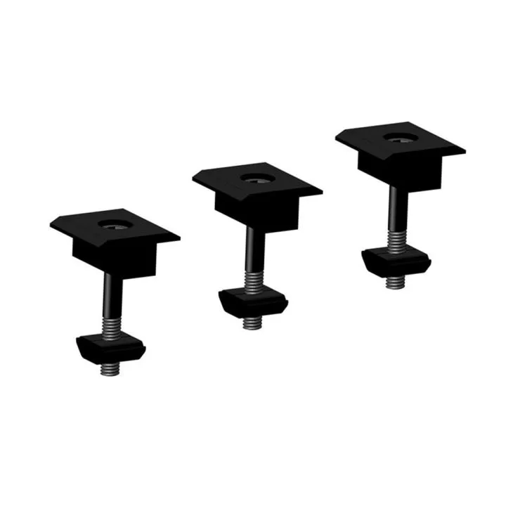 Black Roof Racking System Inter Clamp