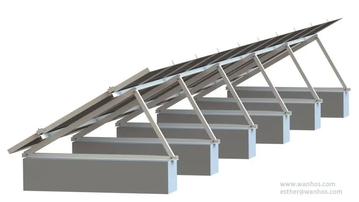 Home Solar Power System Concrete Roof