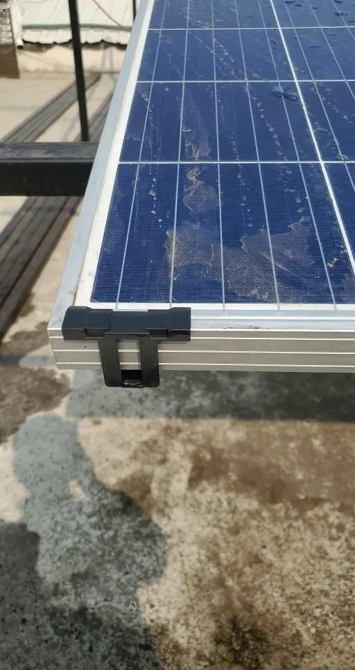 Solar Panels Water Drained Away Clips