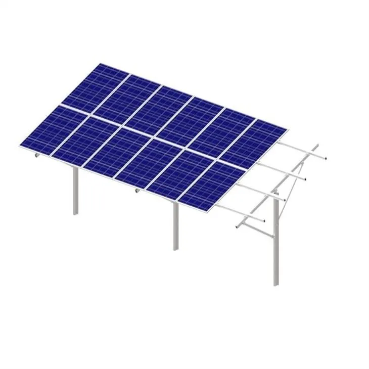 Solar Panel Ground Mounting Structure Pile System